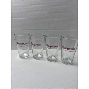 New Snap-On Tools Limited Edition Pint Glass 4pc Set